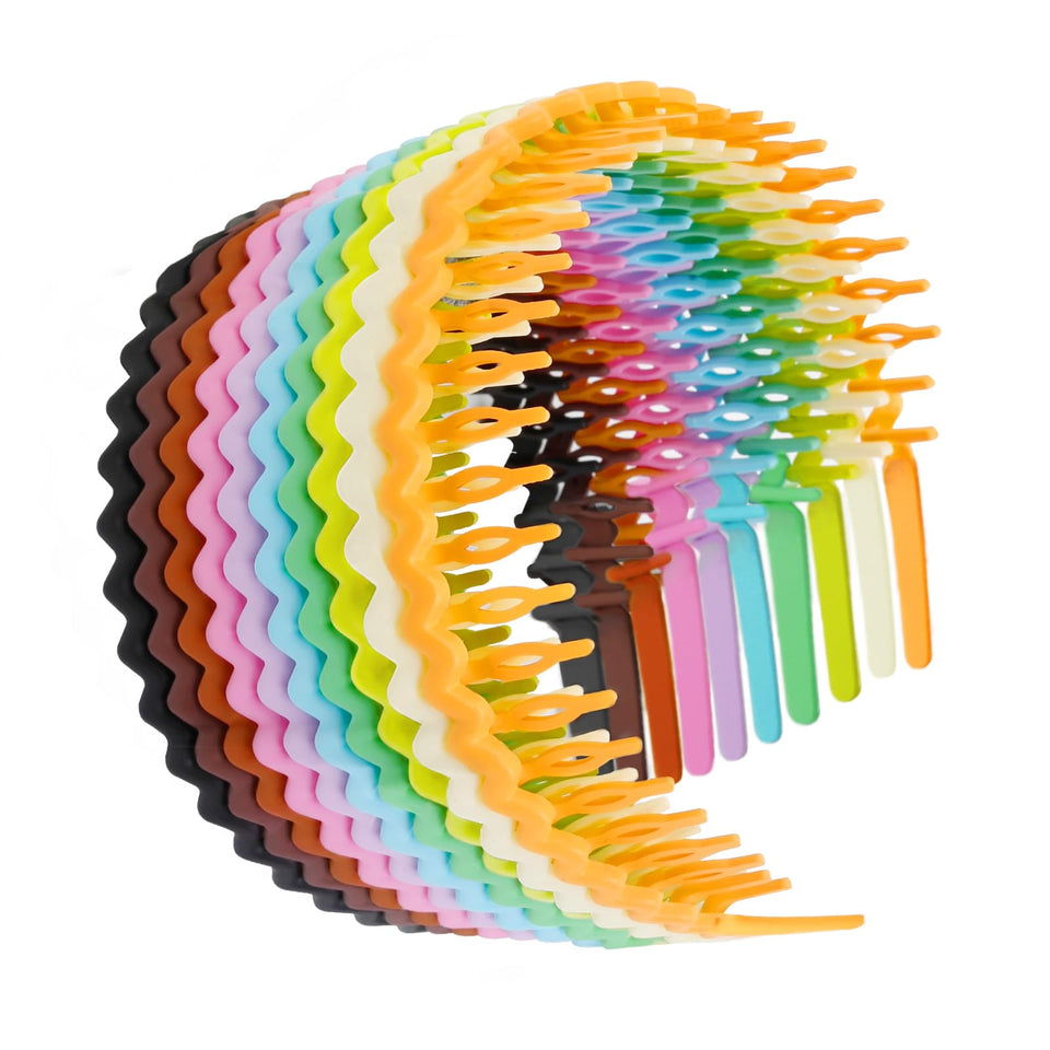 WOVOWOVO front packaging showing ten bright headbands and pack benefits