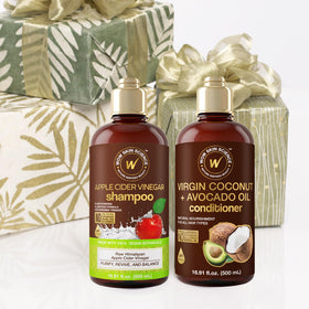WOW Skin Science duo on bathroom shelf conveying salon-style routine
