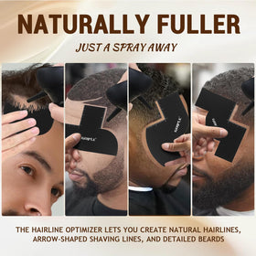 WOZUTUNT before and after beard application showing fuller appearance