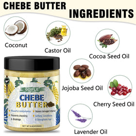 WOZUTUNT open jar showing rich butter for deep conditioning benefits