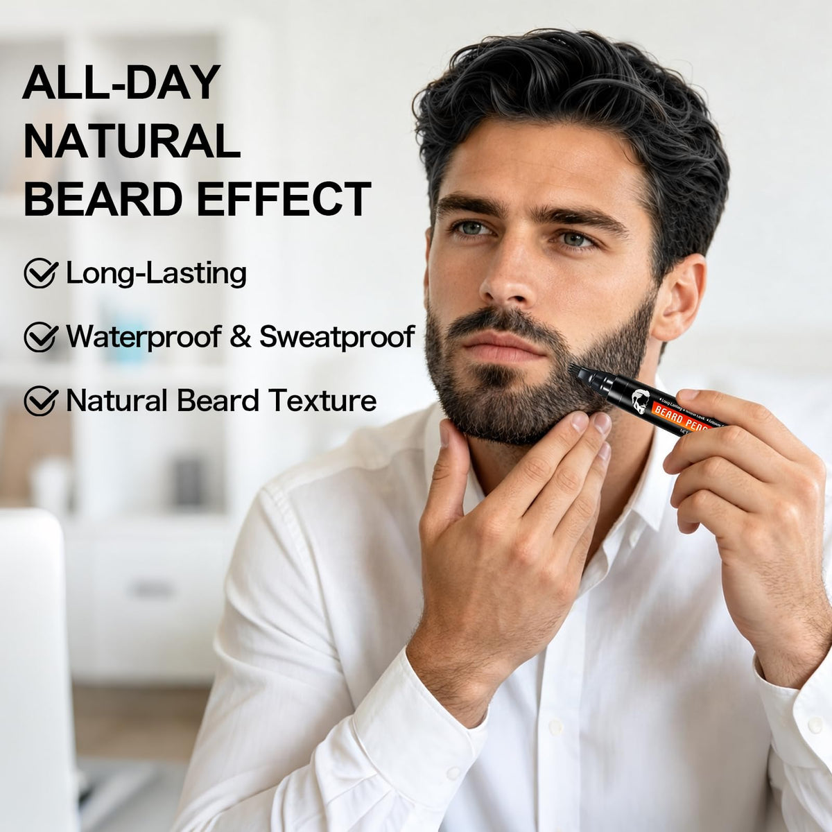 WOZUTUNT enhancement card and barber spray for crisp beard edges