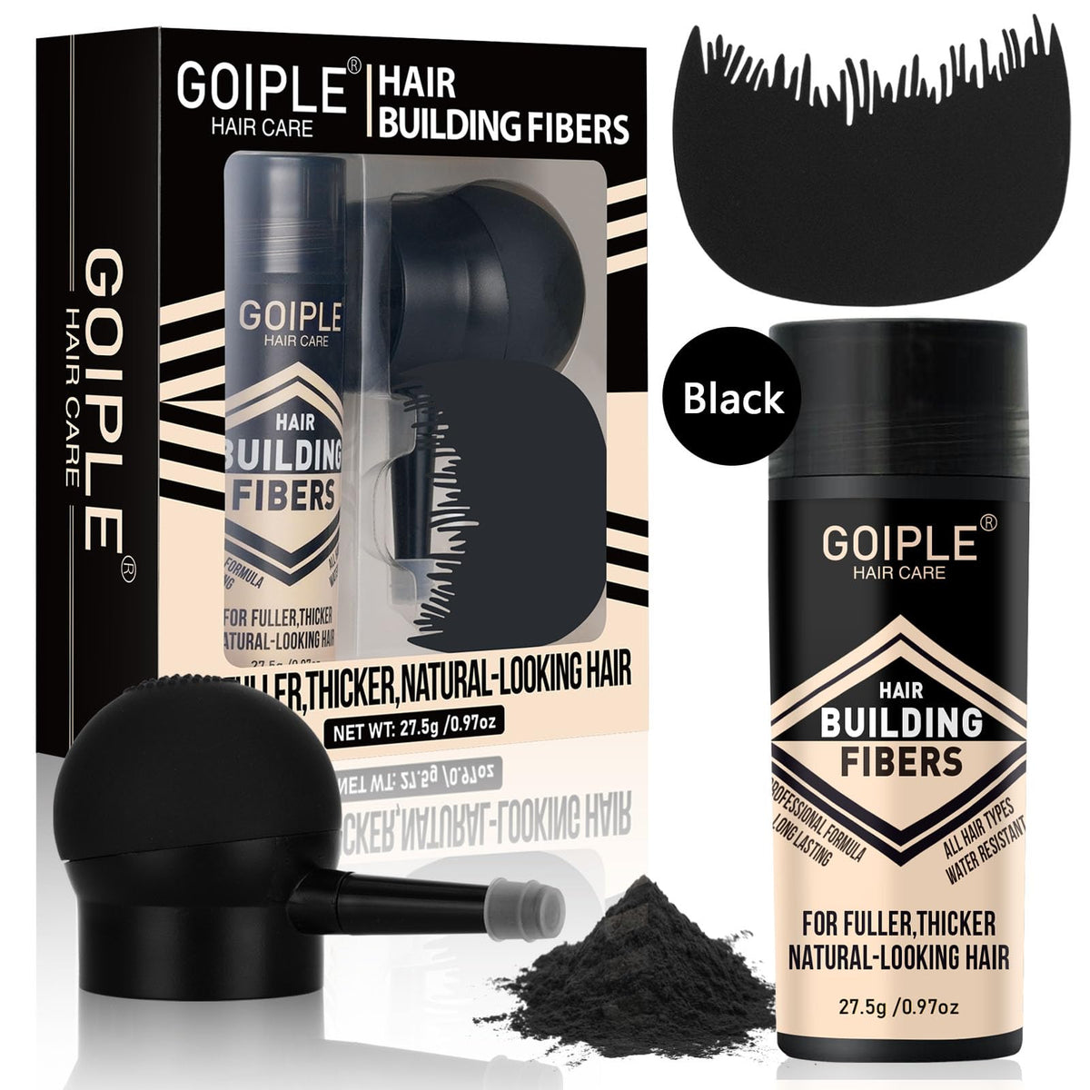 WOZUTUNT front packaging showing product and black shade benefit blending