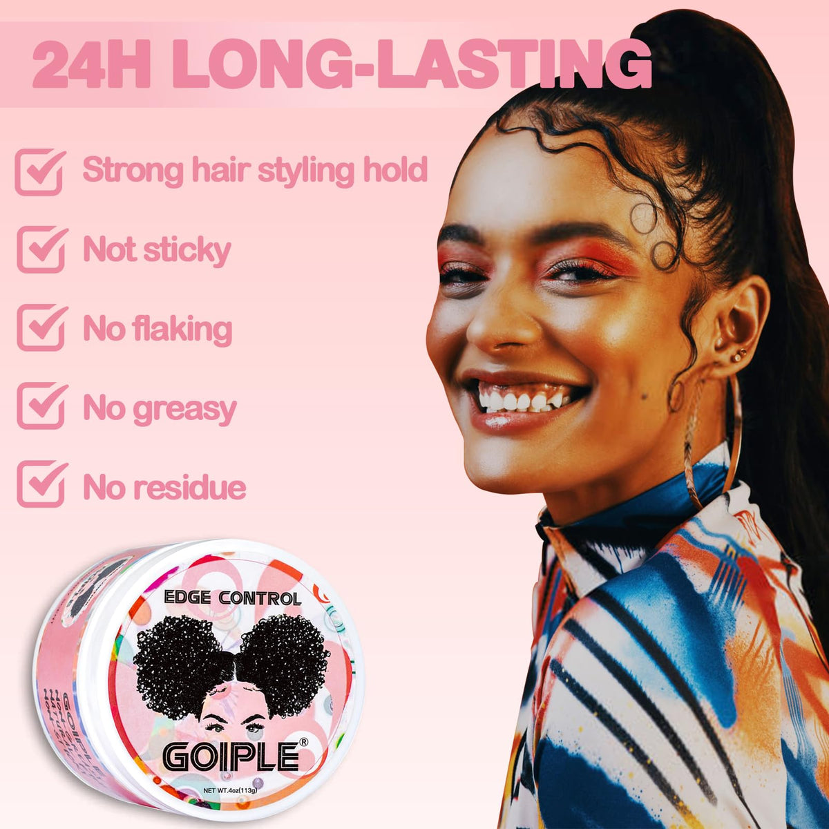 WOZUTUNT wax stick pocket-sized for quick smoothing and shine