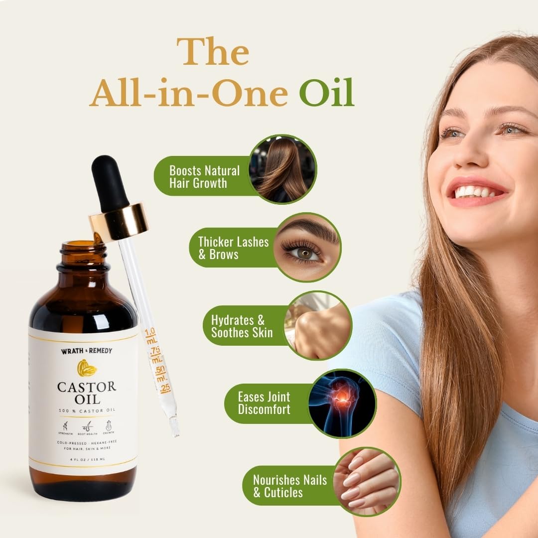 Wrath & Remedy applied to scalp demonstrating nourishment and stronger hair benefit