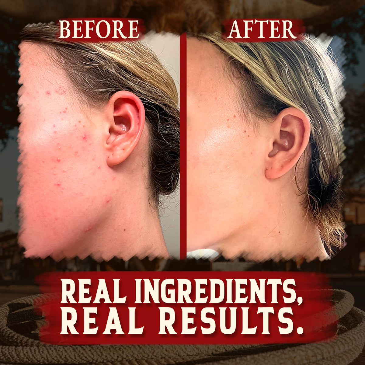 Wrath & Remedy ingredients display with tallow, olive, jojoba, honey benefits