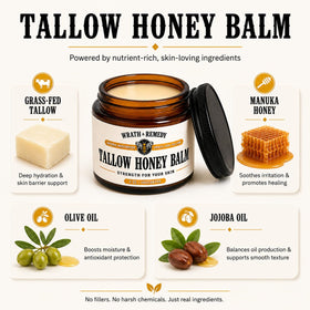 Wrath & Remedy spot treatment on face reducing dryness and calming irritation