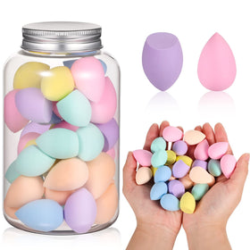 WSICSE front view of mixed-color mini sponge pack showing variety and quantity