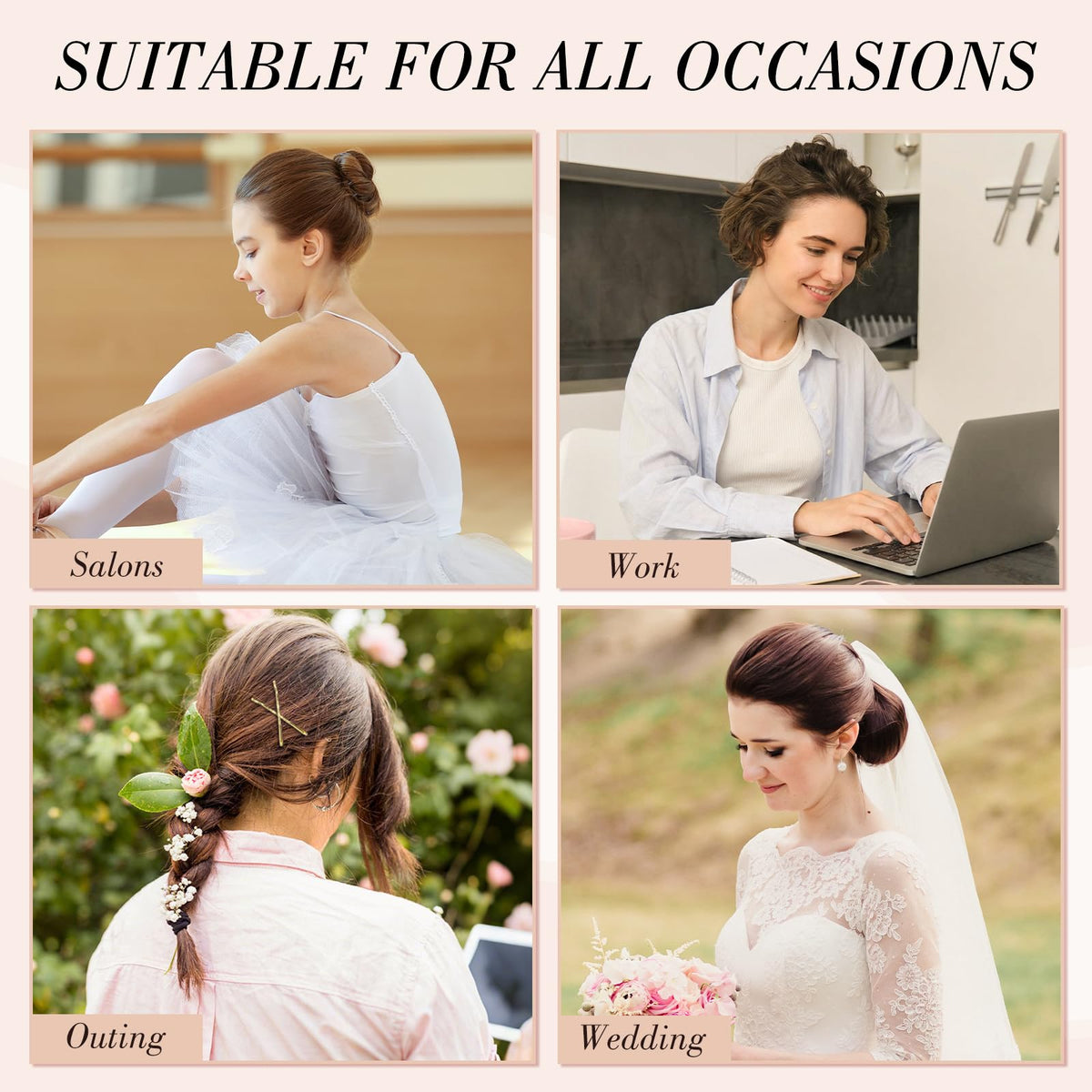 WSICSE lifestyle image of bride using pins illustrating event-ready styling