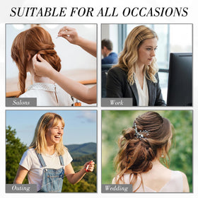 WSICSE lifestyle image of bride updo using pins for wedding-ready look