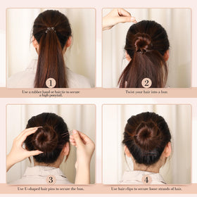 WSICSE mini hair ties close detail showing elastic strength and low profile