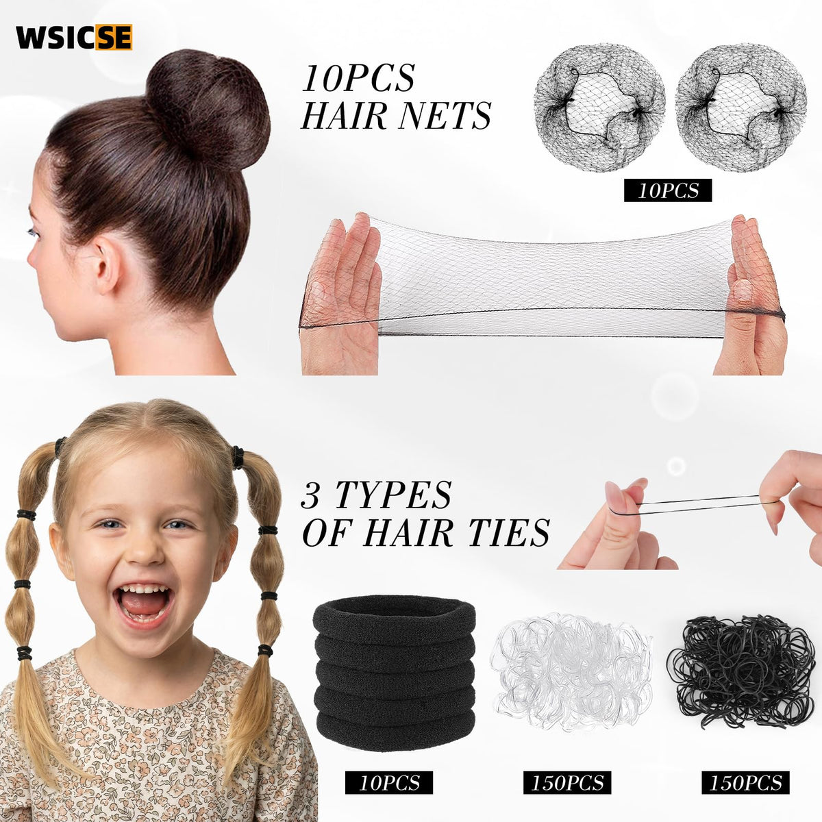 WSICSE transparent storage compartments keeping pins and ties sorted