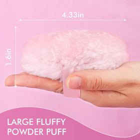 WSYUB close-up of soft artificial-wool puff highlighting plush texture