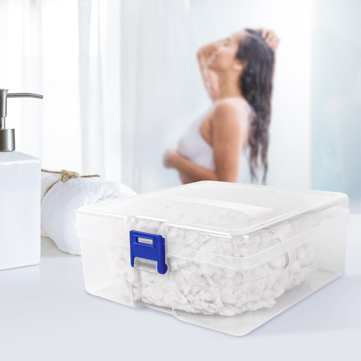 WSYUB lifestyle vanity scene showing relaxing powder routine