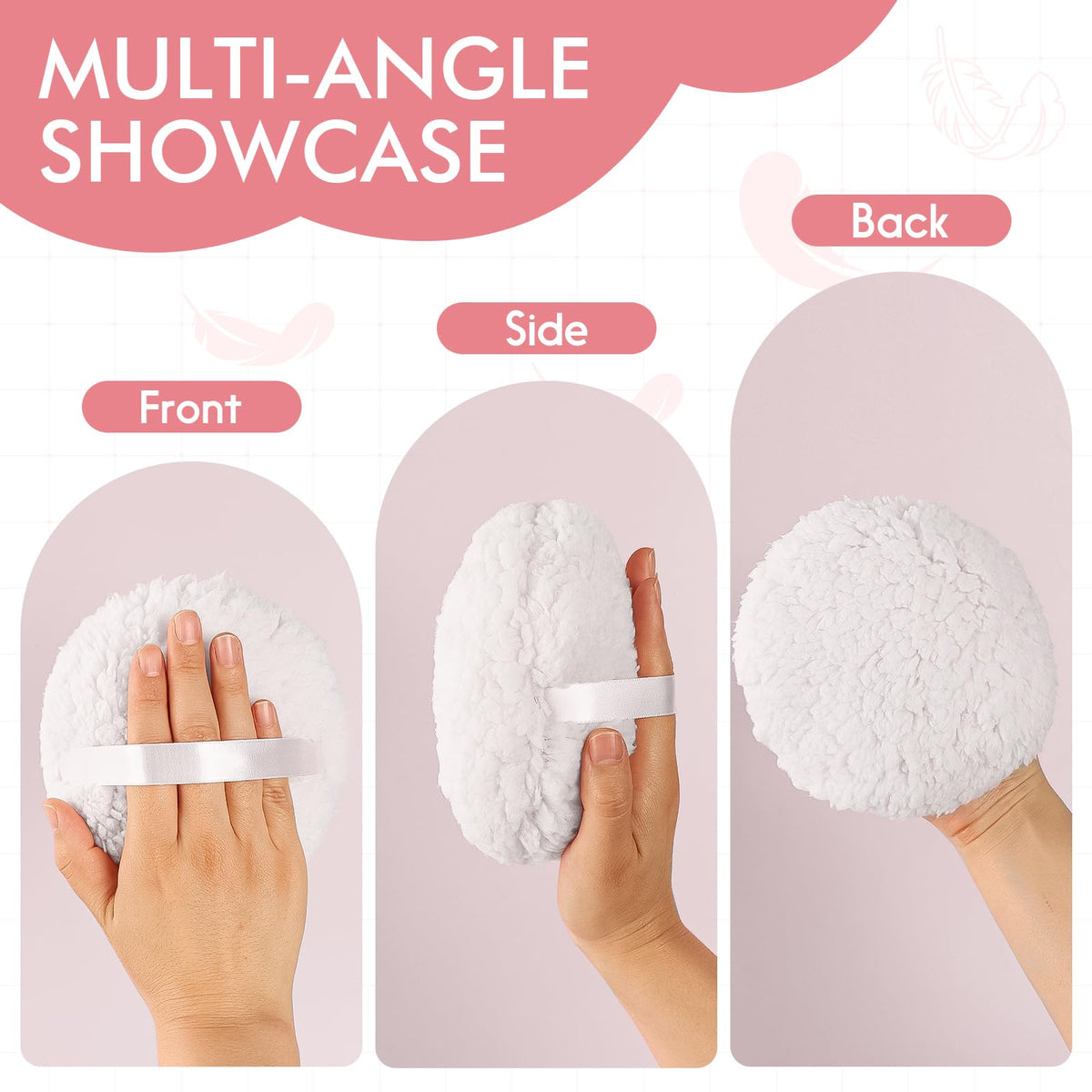 WSYUB puff placed on its container to keep powder mess-free