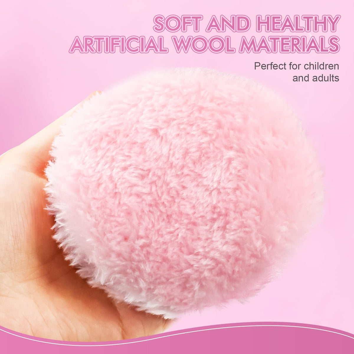WSYUB puff applying body powder evenly for smooth, mess-free finish