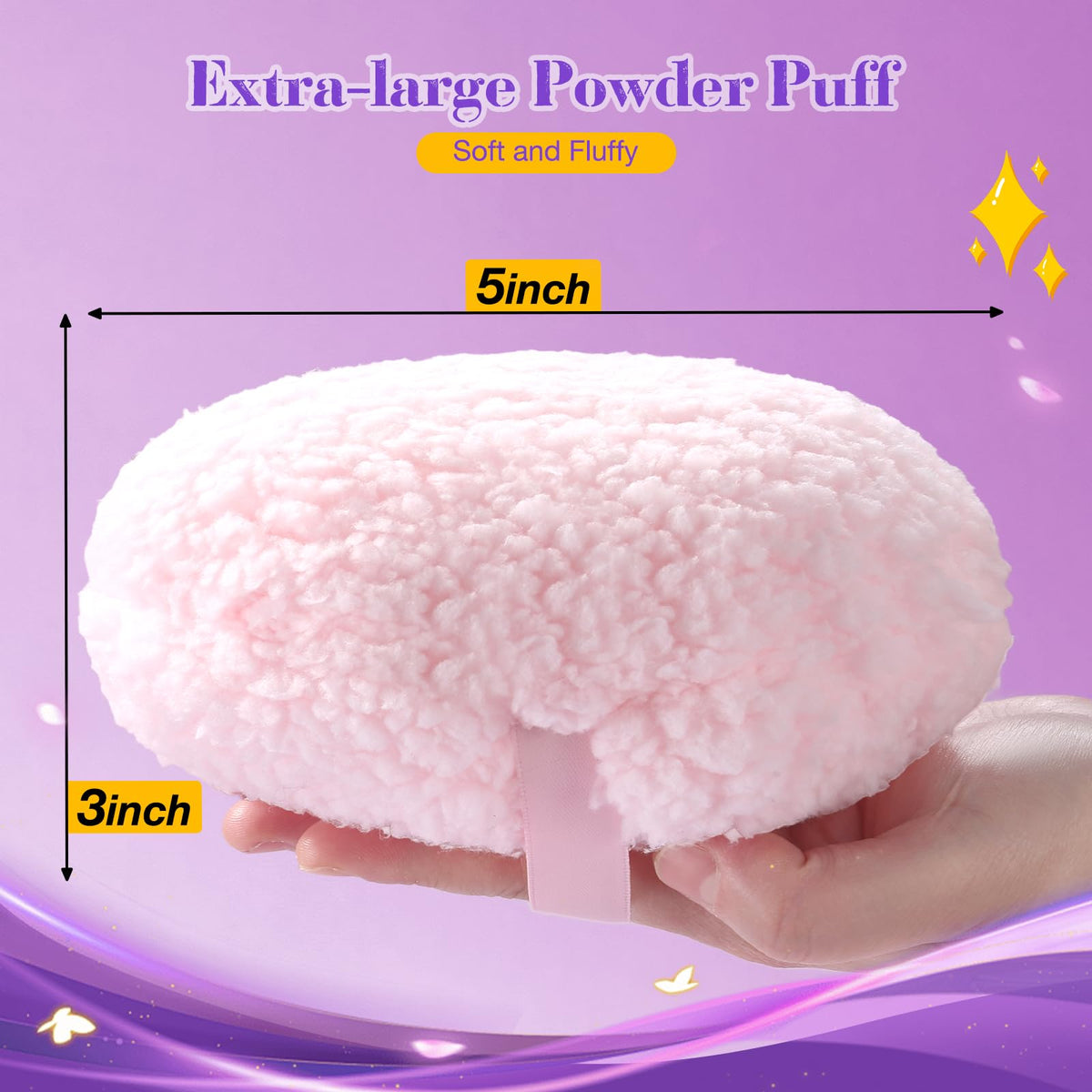 WSYUB puff applying powder on arm showing quick, even body coverage