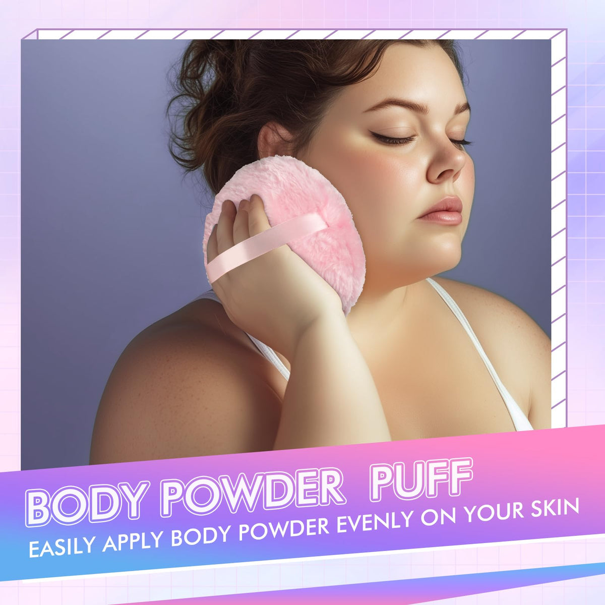 WSYUB powder puff packed in toiletry bag for travel convenience and protection