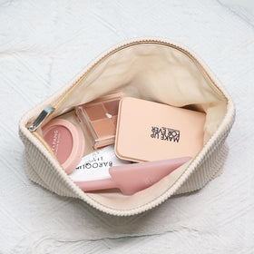 Wudygirl filled with makeup and brushes demonstrates organized capacity