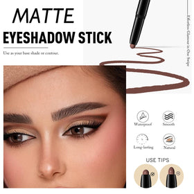 Wugbc stick applied on eyelid demonstrating even, crease-free finish