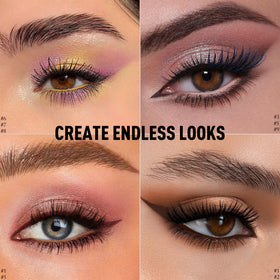 Wugbc applying crayon on eyelid demonstrating quick, seamless blending