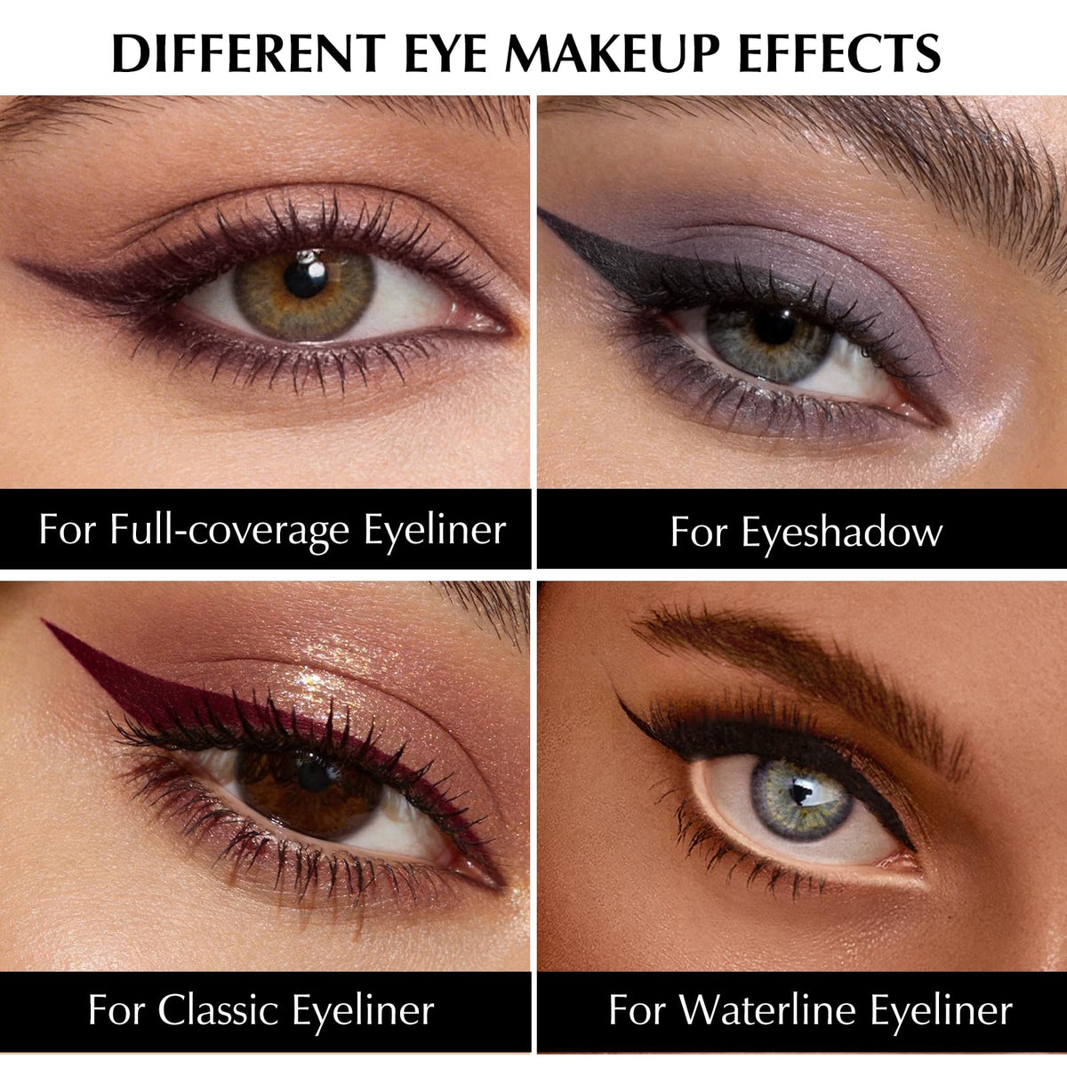 Wugbc smudged smoky-eye look on model highlighting buildable plum color depth