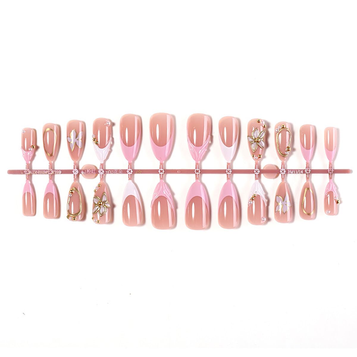 WUHCIM full set layout with 24 nails file stick and tabs illustrating complete kit