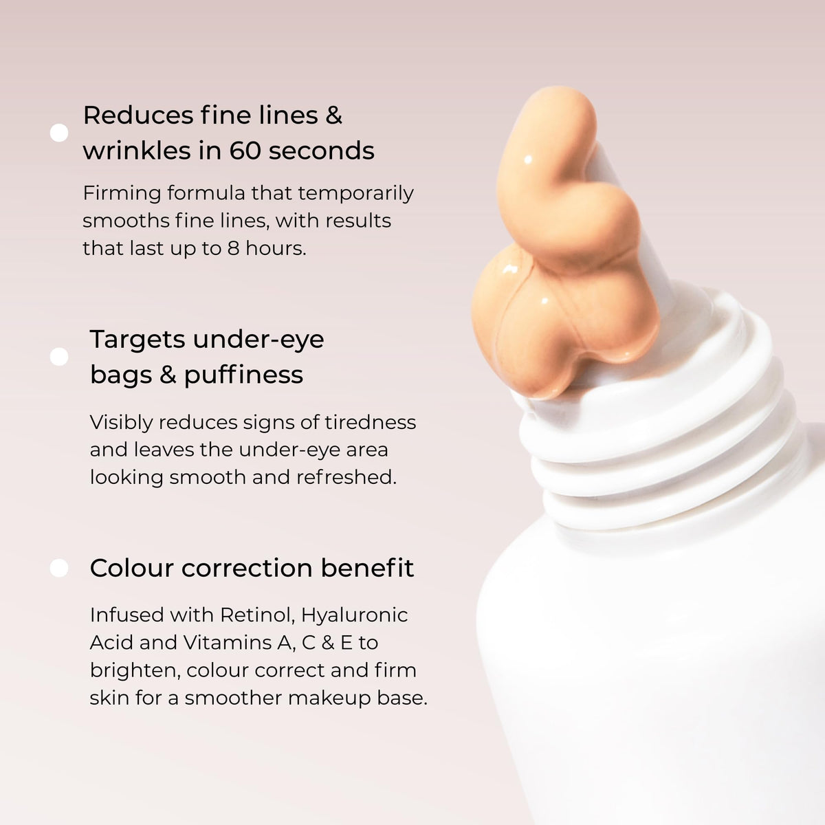 WUNDER2 before and after comparison showing reduced puffiness benefit