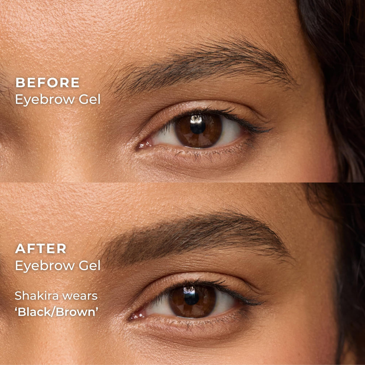 WUNDERBROW angled brush and spoolie close-up for precise application benefit
