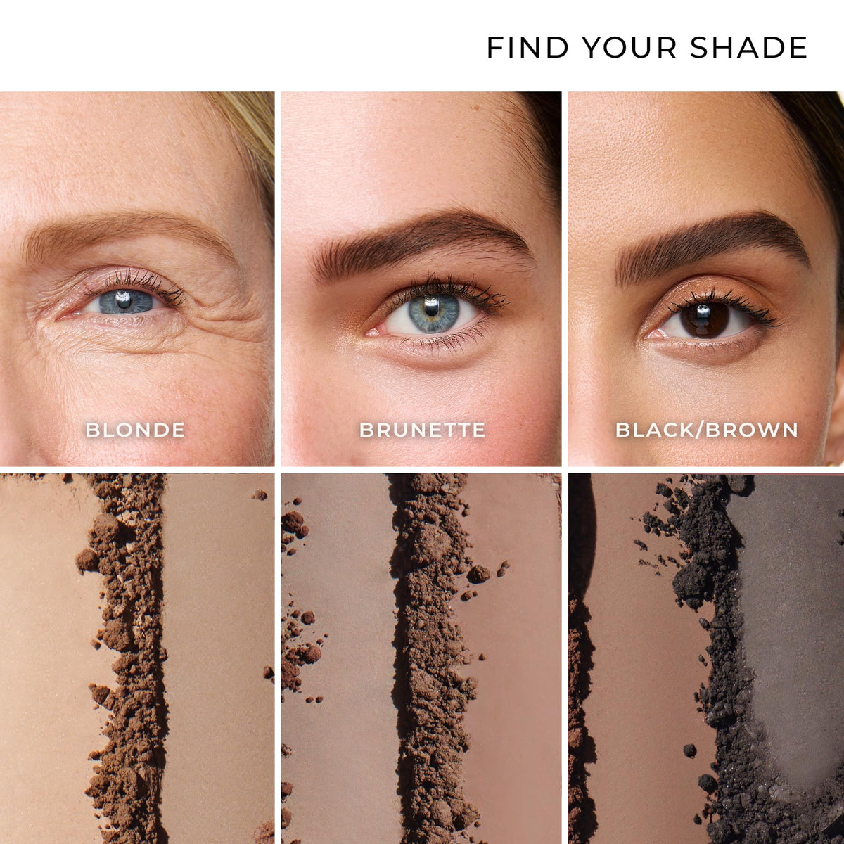 WUNDERBROW dual-ended brush detail for precise shaping and soft blending