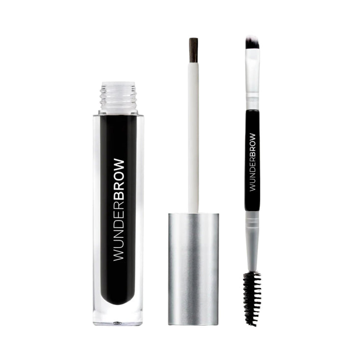 WUNDERBROW front packaging showing Jet Black shade and benefit of long-lasting hold