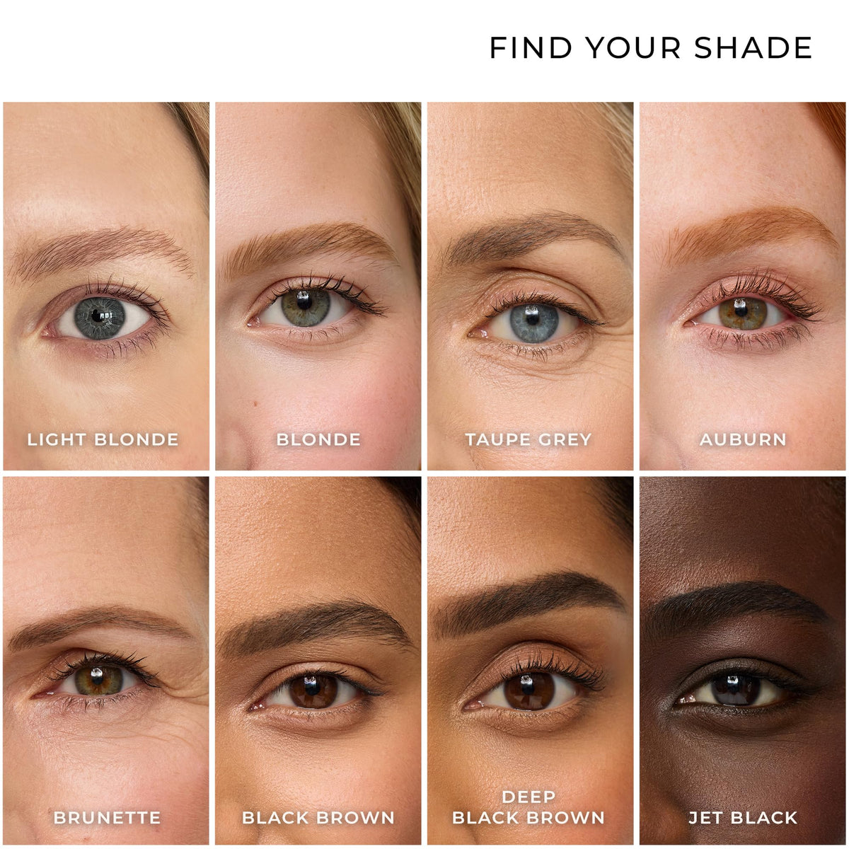 WUNDERBROW gel texture close-up displaying fibers for natural volume