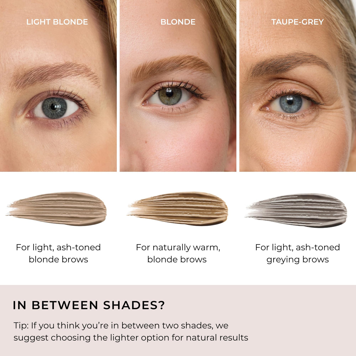 WUNDERBROW gel texture close-up showing fibers for natural volume