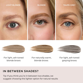 WUNDERBROW gel texture and fibers close-up for fuller brows
