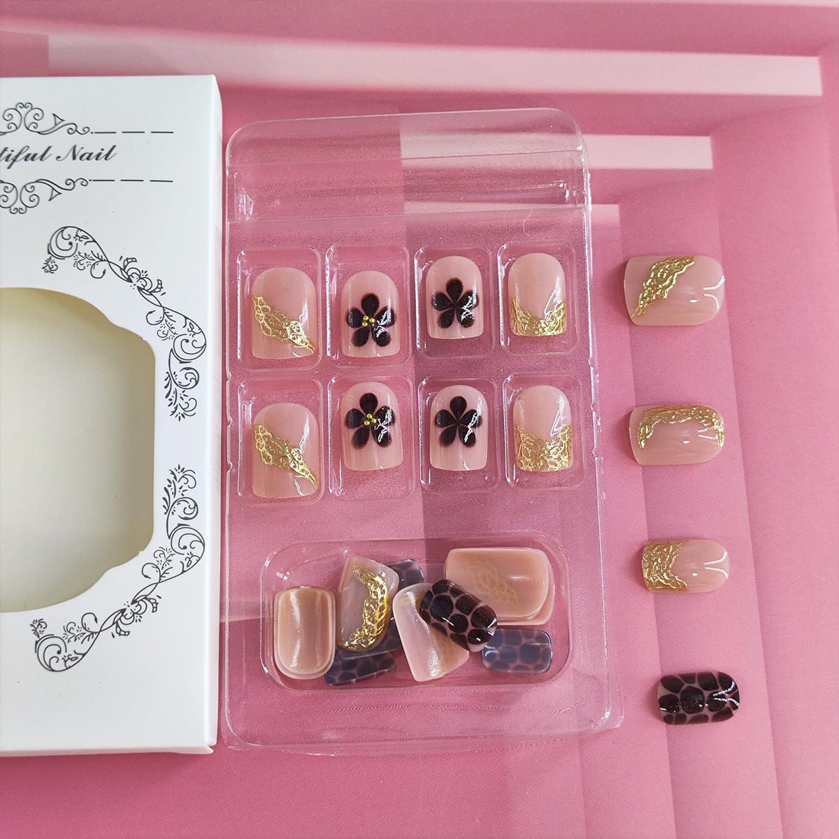 WYFHDT nails styled in evening outfit setting, conveys instant polished look
