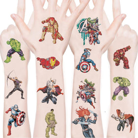 WYKDAG front sheet showing multiple Avengers designs and bright colors for fun