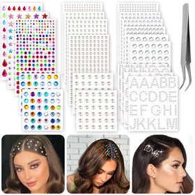 XANGNIER front packaging showing full 2609-piece gem kit and included tweezer for convenience