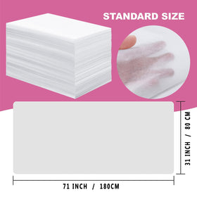 XATUMO sheet next to ruler indicating 31 by 71 inch size for fit clarity