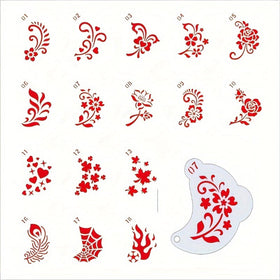 xcprinted stencils stored in snap-closure pouch, protects and organizes kit