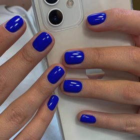 XCREANDO fanned sizes display 24 press-on nails for perfect fit selection
