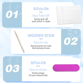 XCREANDO reusable case storing nails for organization and future use