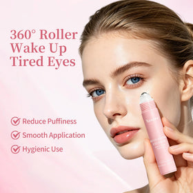 Xenjura metal rollerball close-up for cooling massage and precise application