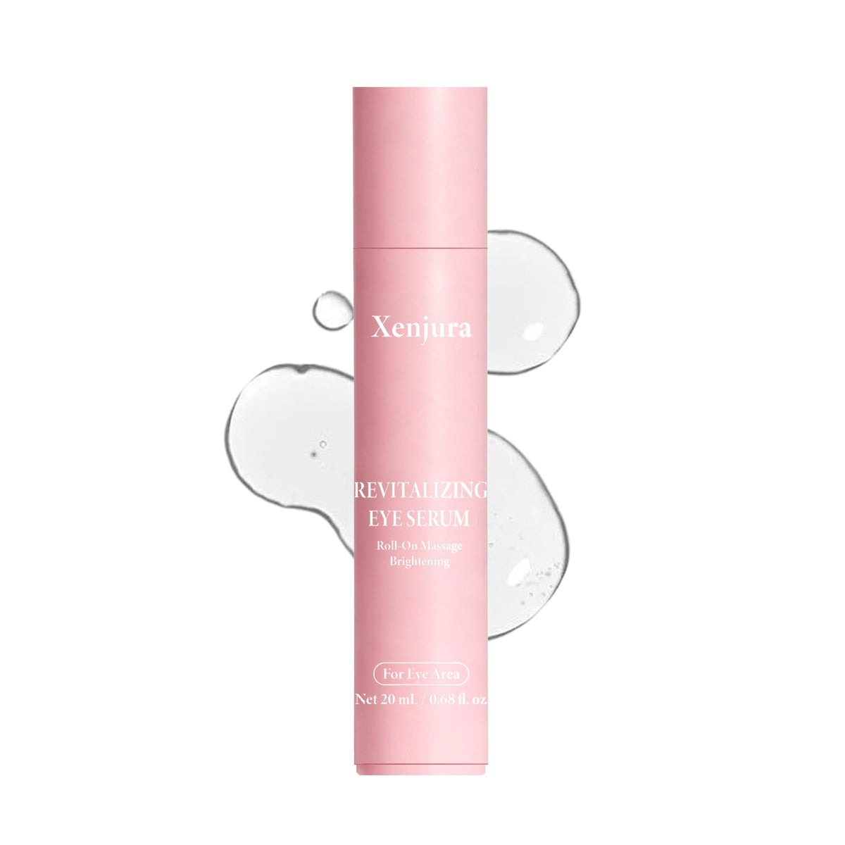 Xenjura flatlay in morning bathroom routine for everyday under-eye maintenance