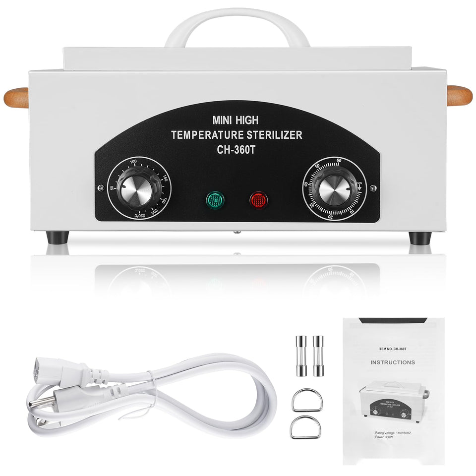 XESSCARE front view of sterilizer unit showing compact design and easy access