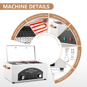 XESSCARE removable tray loaded with metal tools for efficient sterilizing