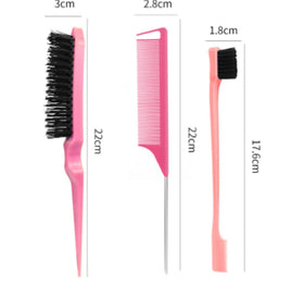 Xiangwenlan wide-tooth comb close-up, detangles gently without breakage