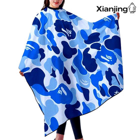 Xianjing camo cape close texture detail highlighting smooth, hair-shedding surface