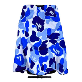 Xianjing camo cape front view showing full coverage and protective benefit