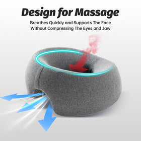 xiaomubiao on massage table setup demonstrating stable head support during treatments