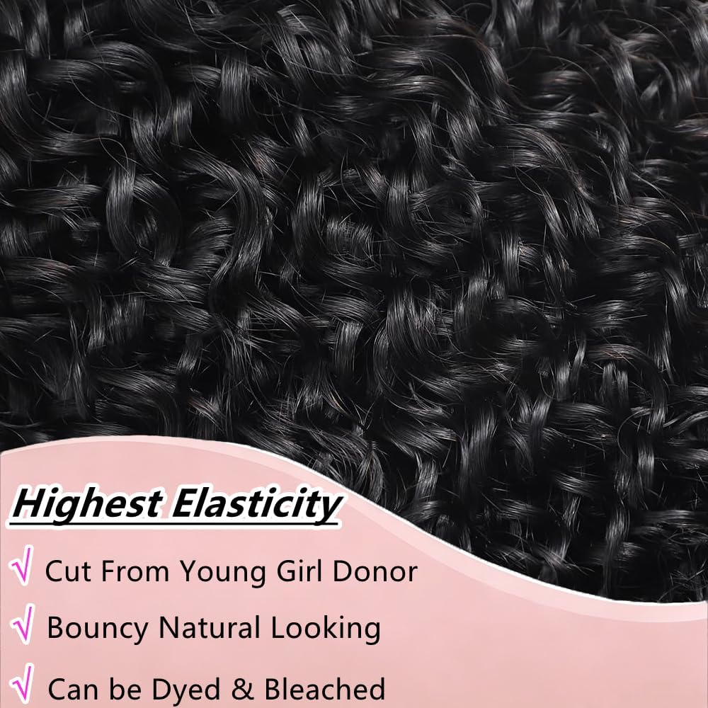 Xiaosa stretched hair length comparison showing true inches and volume