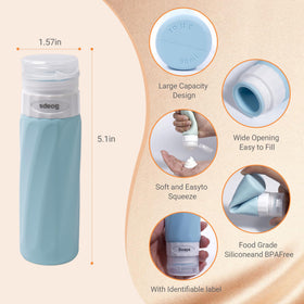 xictuwey wide mouth bottle opening for easy fill and cleaning